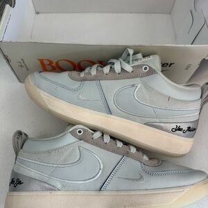 Nike Book 1 Moss Point - Pale Blue and Silver Low-Top Sneakers